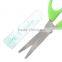 Office Plastic Custom Fruit Green Stainless Steel ABS Scissors With Abs Handle
