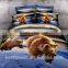 Wholesale cotton 3d printed bedding set with masha and bear