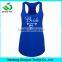 Rhinestone Racerback Tank Tops Wholesale Cotton Vest Print