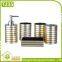 Hotel Metal Bathroom Accessory Set With Dispenser Tumbler Toothbrush Holder Soap Dish