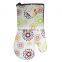 Wholesale Decorative Oven Gloves Cotton Flower Pattern Oven Mitts