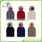 Custom Hot Sale Fashion Cute Funny Warm Woman Winter Party Fleece t Knitting Beanie Hat