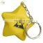 PU Foam Toy Custom Logo Star Stress Reliever Key Chain Publicidad Ever Promos