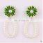 Hot Selling Baby Girls Barefoot Flower Pearl Foot Band Toe Ring Floral Wedding Sandals Socks Anklets Prop Headband 1pc