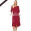2017 Fashion Clothing Half Sleeves Latest Western Dress Patterns For Ladies