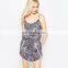 Party waer short floral wholesale custom evening ladies african print jumpsuits