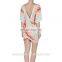 2016 Newest design stripe beach dress V back cover ups
