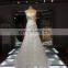 1A179 Charming Ruffle Mermaid Small Train Wedding Gown Beaded Sweetheart Backless Spaghetti One-shoulder Wedding Dress 2016