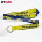Promotional polyester embroidery custom woven lanyard no minimum