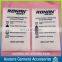 High quality washing care instructions satin printed label for clothing