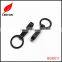 Factory supply 13mm round eye small plastic snap hook for keyring
