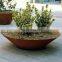 Outdoor Garden Corten steel planter boxes