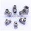 Quick coupler ZG1/2'',O.D 10 mm male thread PU Nylon hose stainless steel flexible connection pipe for plumbing connectors