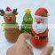 rubber squeaky pet toy Christmas tree Santa pet toy for dog