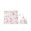 100% Cotton Newborn Baby Swaddle Blanket Wrap Set With Headband