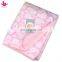 Two Layer Micro Mink Plush Blanket Bubble Pressed Home Textile Kids Blanket Colorful Printed Baby Plush Blanket