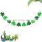 Customer log decorative polyester felt flag bunting