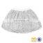 2019 Summer Style Silver Shiny Sequin TuTu Skirt Wholesale Baby Girls MiNi Skirt
