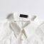 TWOTWINSTYLE  White Elegant Patchwork Lace Women's Shirts Lapel Collar Lantern Long Sleeve Slim