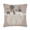 decorative chunky knit embroidery pumpkin applique leaves harvest seasonal cushion pillow cover