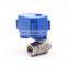 12v 24v 110v 220v stainless steel brass 2 two way electric motorized ball valve BSP NPT ball electric drain valve