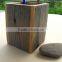 Custom rustic antique wooden pen holder,wooden pencil holder