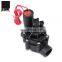 plastic irrigation solenoid valve 076D  landscaping agriculture watering magnetic pulse 3/4"