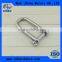 China Price Stainless Steel Rigging Long D Shackle