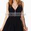 Women Clothes Fashion Black Chiffon Women Jumpsuites And Rompers