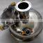6" Hemispherical extractor lid for reclaim tank with tri clamp ferrule and 4" down tube