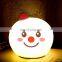 Portable cute sheep silicone led night light ,touch sensor beside table lamp for bedroom