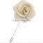 Landisun Handmade Men's Flower Lapel Stick Brooch Pin Boutonniere For Suits