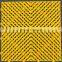 2021 new style cheap yellow interlocking plastic garage floor tiles 400x400mm