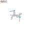 cheap price plastic double handle bathroom faucet