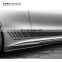 W205 side skirts fit for C-class 2014-2016year W205 C63 sedan P-style carbon fiber side skirts with insert