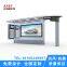 Campus access control alarm bus shelter harbor type bus station light box factory