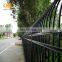 Anti-Theft Bending Top Powder Coated Steel Fence,Used High Quality Steel Fence Metal Fencing Panels