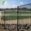 China manufacturer black colour steel fence installation
