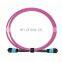 Factory price 8 12 24 fibers fiber optic MTP MPO patch cable