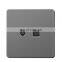Computer And Television Wall Outlet ,PC Panel, Without Plug RJ45 Network Adapter Socket