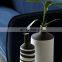 Modern Luxury Black Ink Hand-painted Painting White Porcelain Ceramic  Vase for Table Decoration