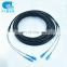 Supply high performance IP68 FTTA CPRI outdoor armoured duplex LC UPC patch cord 5.0mm 2 core fiber optic cable