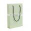 Fengge Package white the lowest price paper bag with black logo and ribbon
