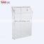 Outdoor Brochure Holder Car Mount Acrylic Brochure Box with Suction Cups