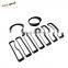 Tire Carrier for Jeep Wrangler JK with Rear Rock Skins Corners LED Tail Stop Turn Light