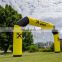 Cheap inflatable race start finish line arch building entrance arch for event