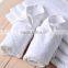 White hand towel special for hotel cheapest white terry fabric from China textile factory canbe customize and add your logo