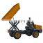 Scissor lift 4*4 Mini wheel Tractor dumper for Palm Fruit transport for mud road using