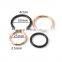 Manufacture Accessories Iron Metal Welded Round Shape Ring Buckle Strap O Rings For Handbags