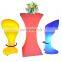 16 color change led light up table and chair cube party night club led light bar stool furniture high cocktail table chair set